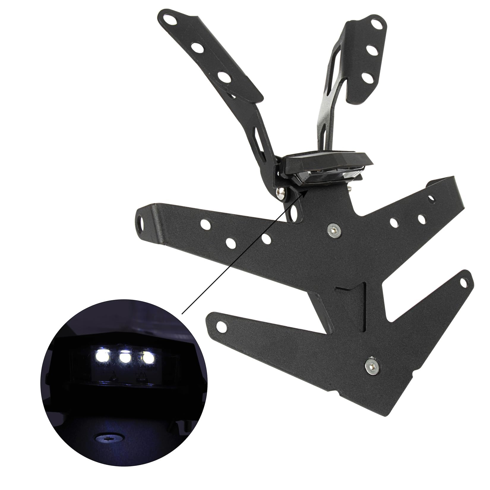 Staffa Portatarga per TMAX 560 2022 2023 2024, PSLER Parafango Posteriore Accessori per Moto