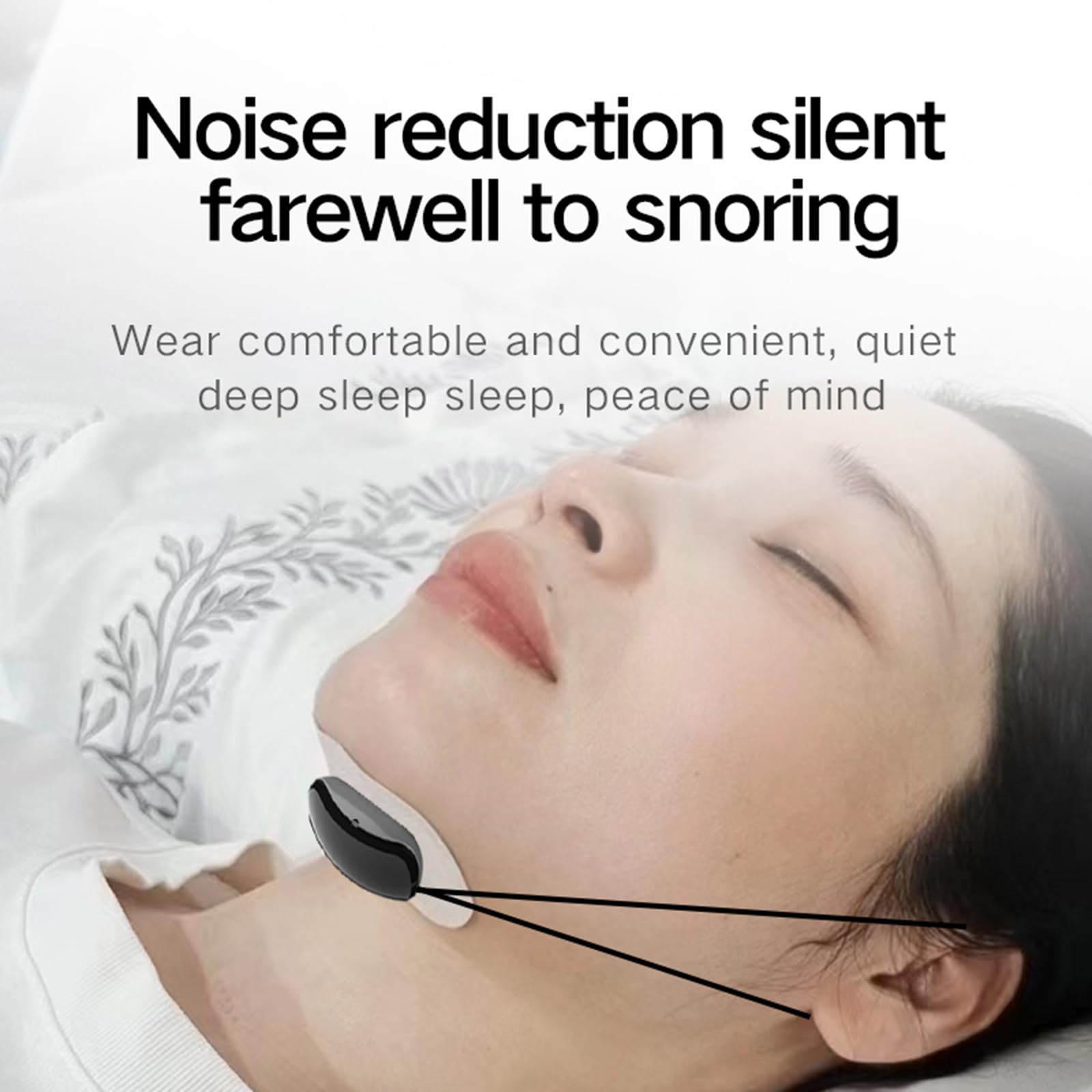 Amazon.co.jp: スマートいびき防止睡眠時無呼吸症候群緩和EMSデバイス