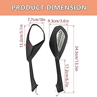 Vista 5 de Espejo retrovisor lateral de motocicleta ajustable para Ducati Panigale V2 V4 V4S