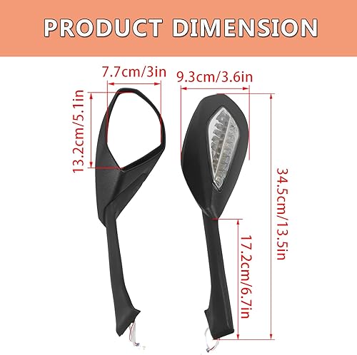 Miniatura 5 de Espejo retrovisor lateral de motocicleta ajustable para Ducati Panigale V2 V4 V4S