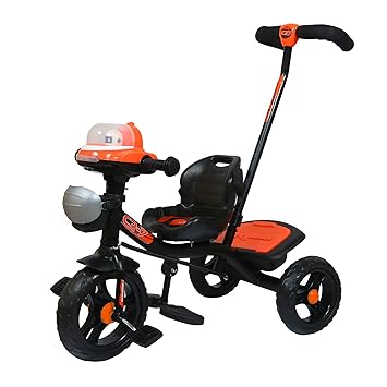 Luusa CR-7 Plug N Play Kids/Baby Tricycle with Parental Control, Cushion Seat and Seat Belt for 12 Months to 48 Months Boys/Girls/Carrying Capacity Upto 30kgs