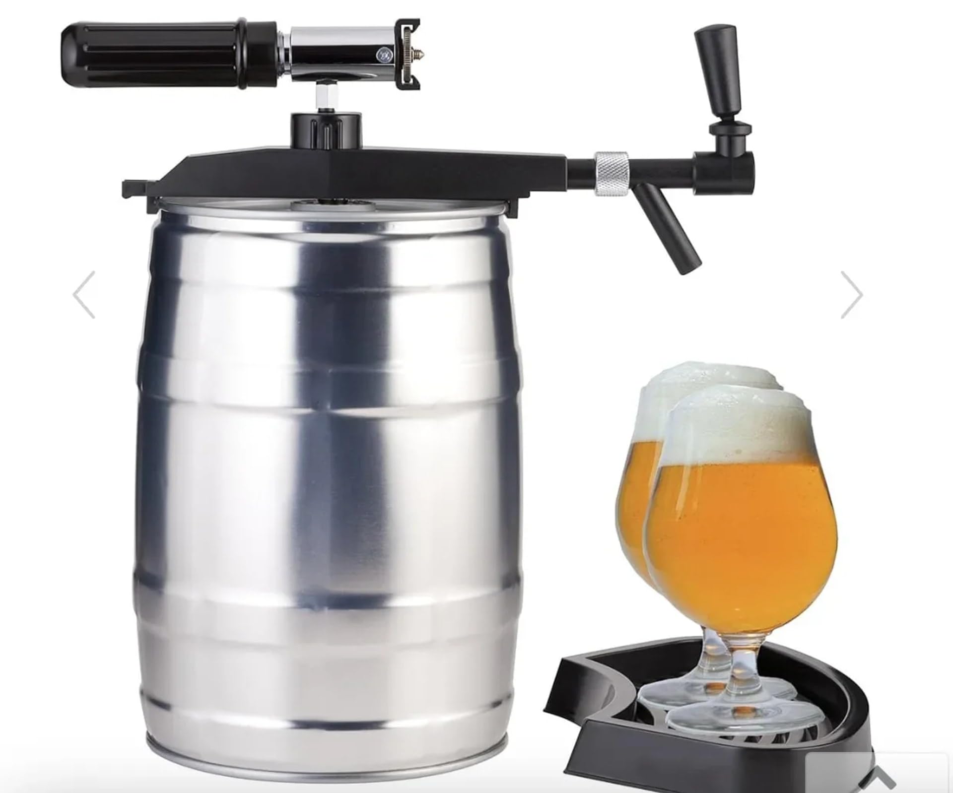 ich-zapfe Robinet Profi avec CO2 Automatique pour fût de fête de 5 litres