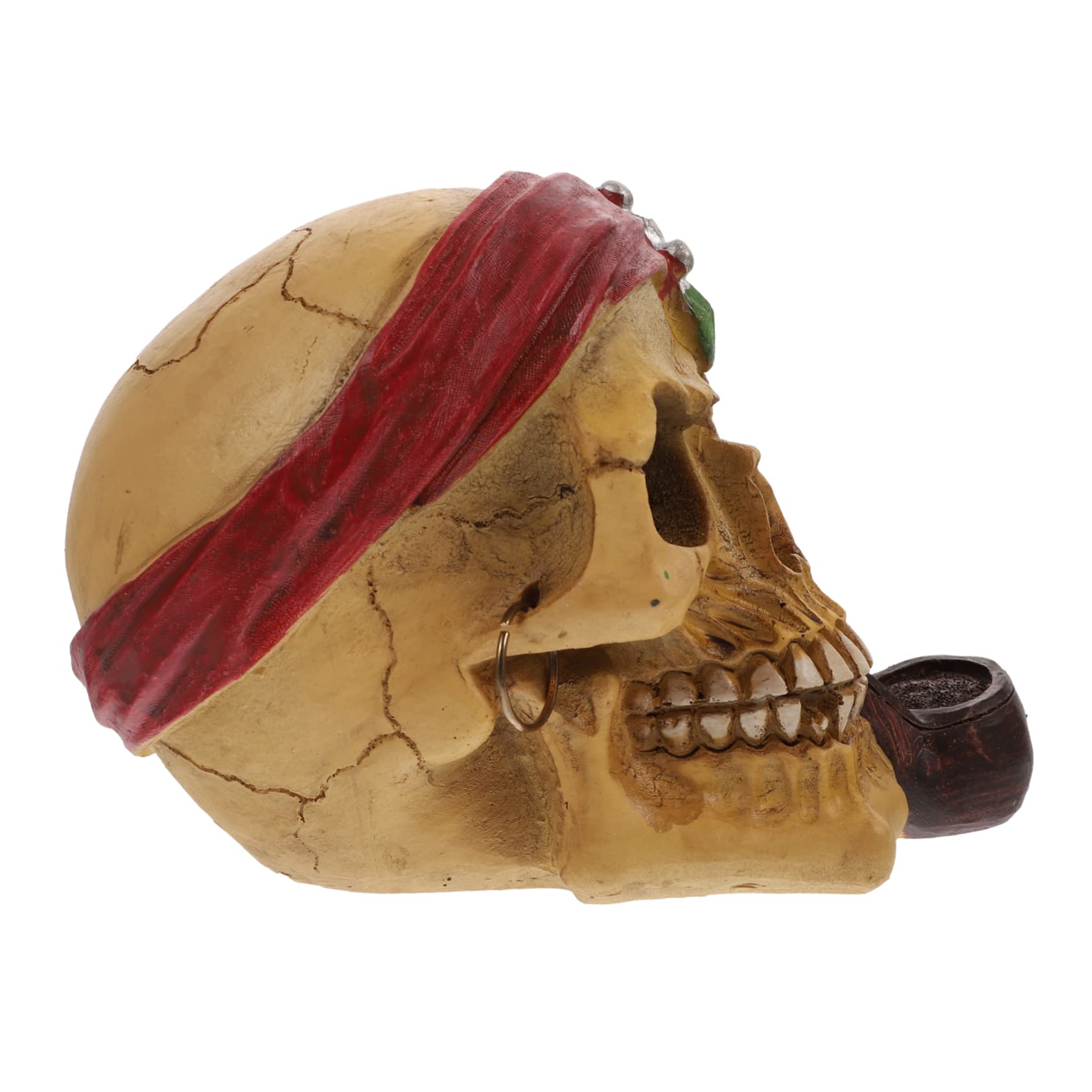 Cabilock 2 Pezzi Decorazione Teschio Decorazioni Scheletro Pirata Halloween Decorazione Per La Casa Per Feste Creativa Teschio Per La Casa Artigianato