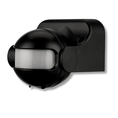 REV Bewegungsmelder aussen - IP44, Leuchtdauer & Helligkeitsempfindlichkeit einstellbar, LED geeignet, Reichweite 12m/180°, vertikal verstellbar, schwarz REV Bewegungsmelder aussen - IP44, Leuchtdauer & Helligkeitsempfindlichkeit einstellbar, LED geeignet, Reichweite 12m/180°, vertikal verstellbar, schwarz