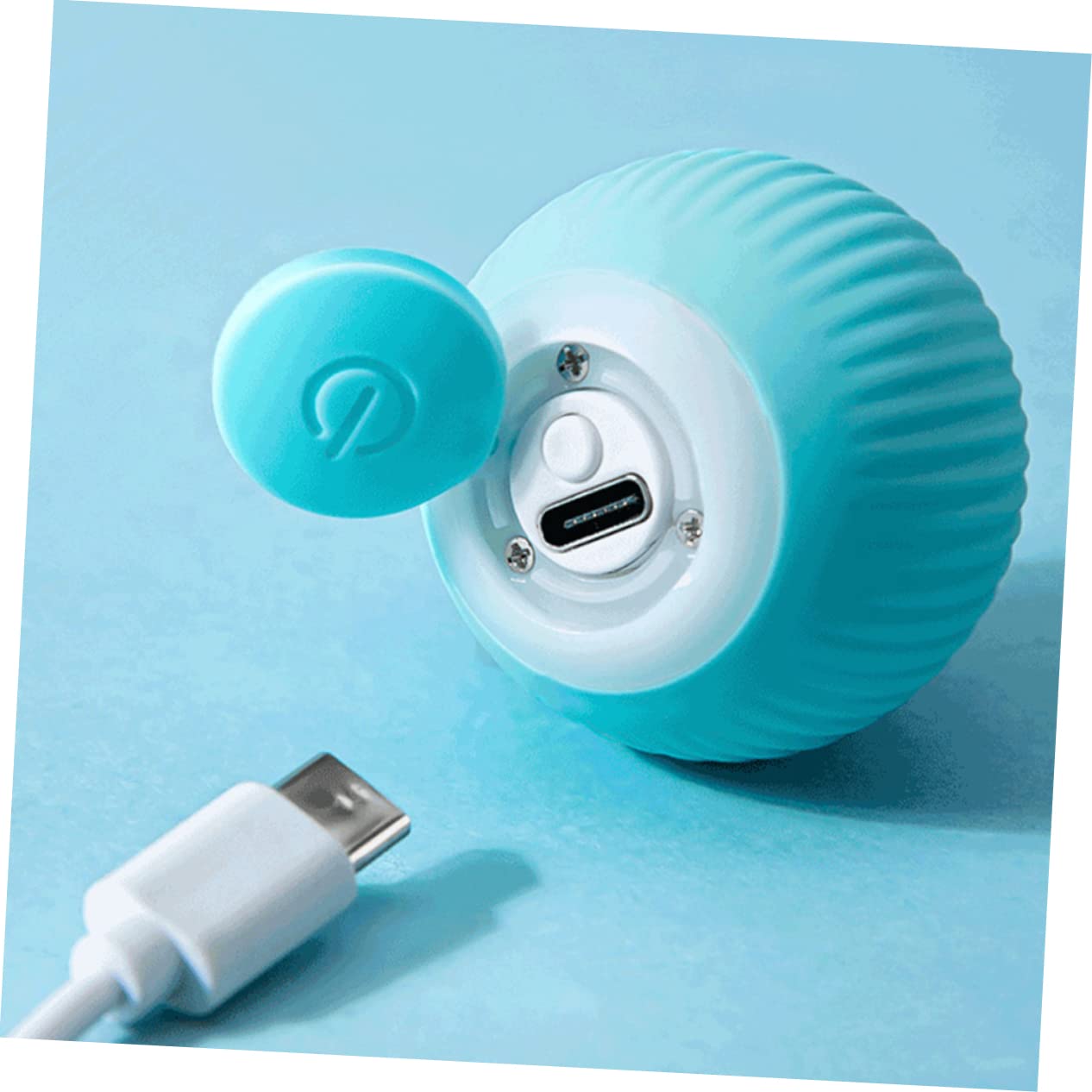 Kisangel 4pièces Boule Électrique Intelligente pour Chats Jouet Autonome Catnip Et Rechargeable pour Amusement Intérieur des Chats