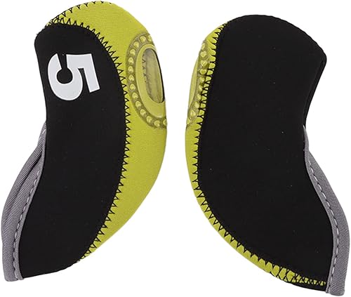 Miniatura 6 de Fundas de cabeza de hierro de golf, 12 piezas de neopreno protector de palos de golf a prueba de arañazos de cuero para palos de golf para todas las