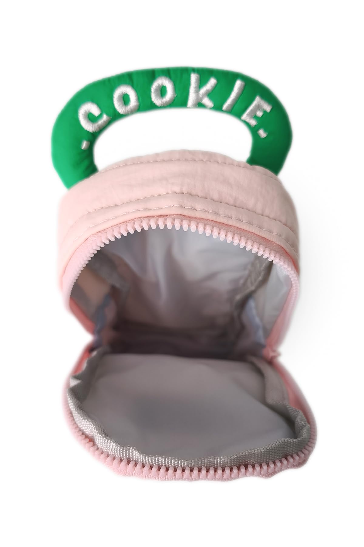 Ecrou Cookie Nakışlı Dikey Kalemkutusu Pembe