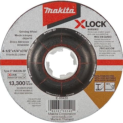 Makita X-Lock Grinding Wheel 115mm WA36N Cover