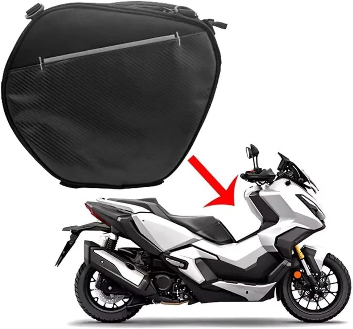 Motocicleta Alforja para BMW para C400X para C400GT para C650GT C 400 X GT 650 Motocicleta Scooter Túnel Impermeable Tanque Herramienta Motor Alforja Bolsa Bolsa Trasera Moto