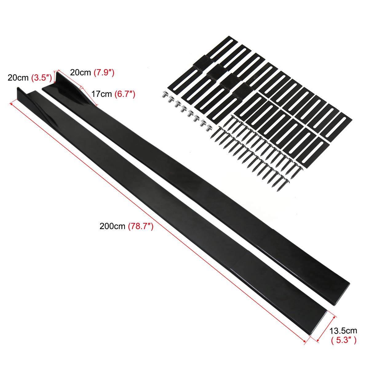 Universal Car Front Bumper Lip Spoiler Diffuser Body Kits Car Front