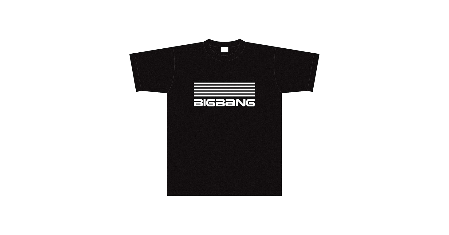 Amazon | Tシャツ 【Lサイズ】 BIGBANG 黒×白 004W | Tシャツ