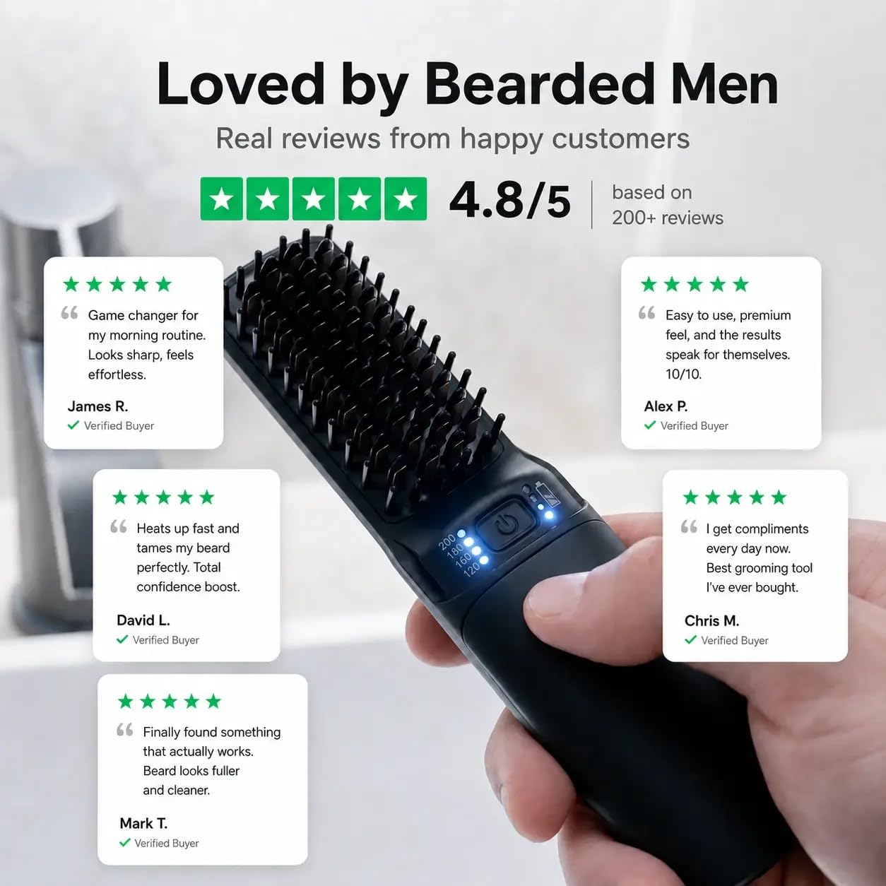 Amazon.com : Odenson Beard Forger - Ultimate Tool, Cordless Heated