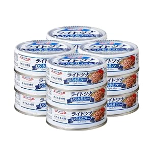 極洋 ライトツナまぐろ水煮3缶 R 70g×3×4個（12缶）1,007円（83.9円/缶）（957円、79.8円/缶）！プライム会員は送料無料！