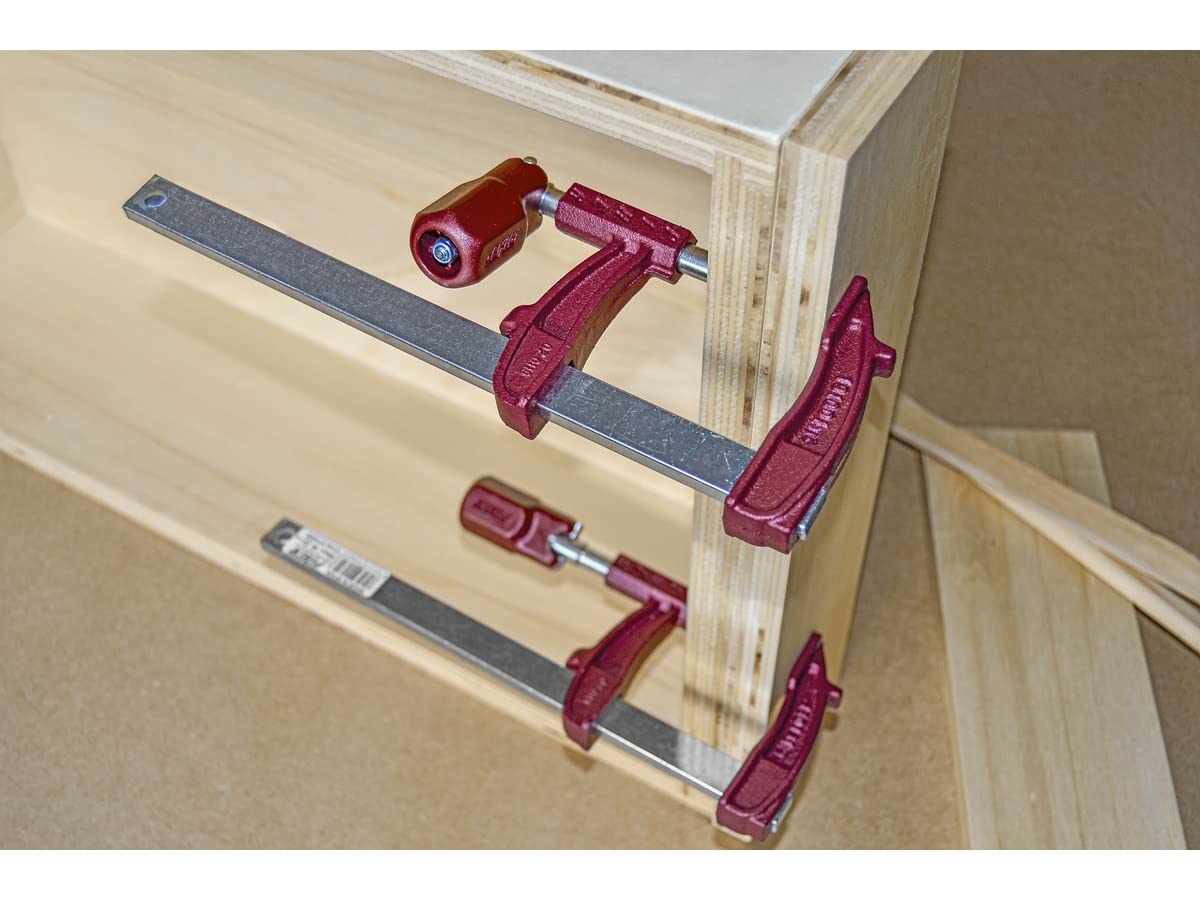 Piher Schraubzwinge Maxipress M | 2er Set | 1000kg Spannkraft | (30 cm)