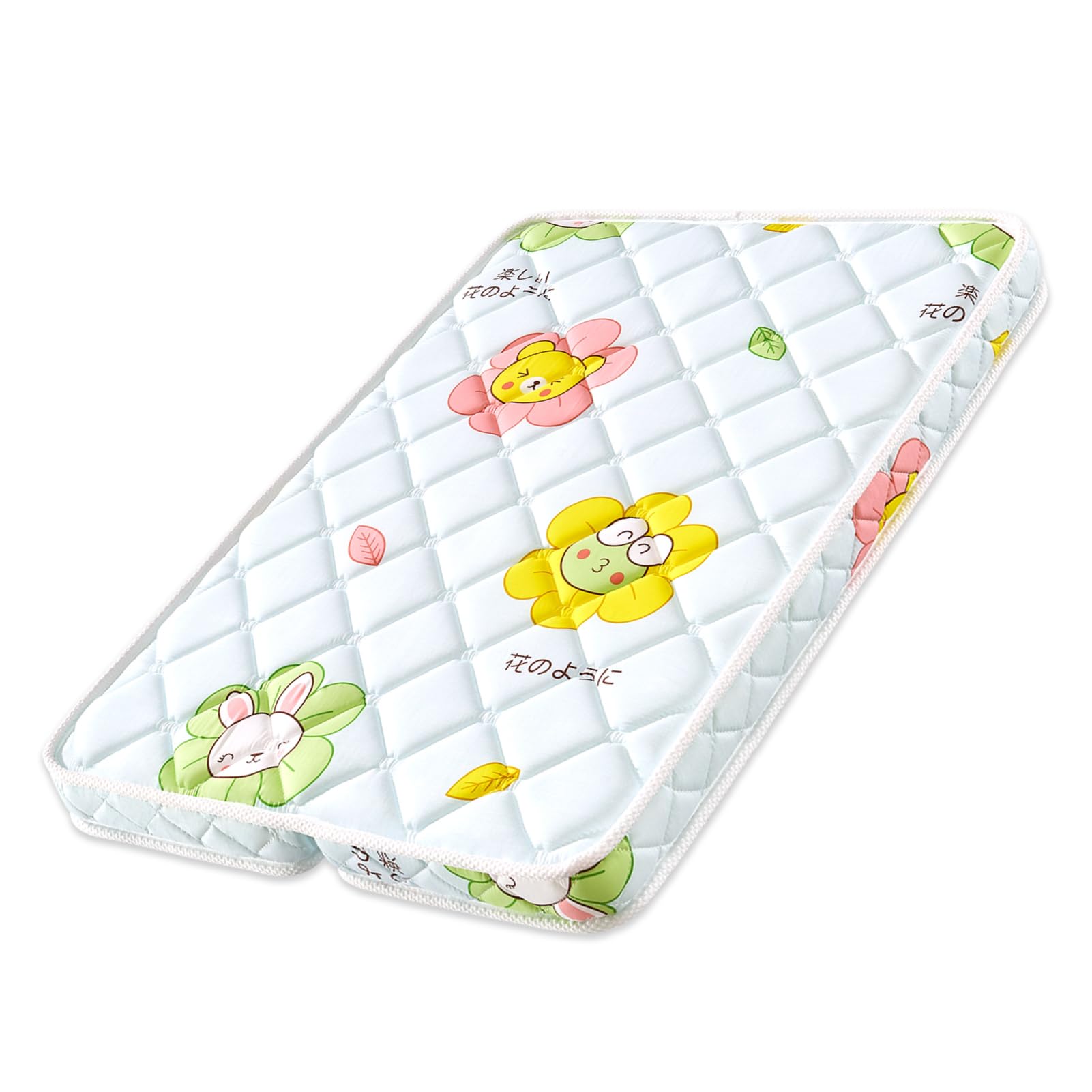 Pack and Play Mattress 38" x 26" - Soft Microfiber Fabric, Moisture Absorbent and Breathable, Foam Baby Playpen Mattresses, Firmness Playard Mattress, Fits for Graco & Baby Trend &Pamo Babe