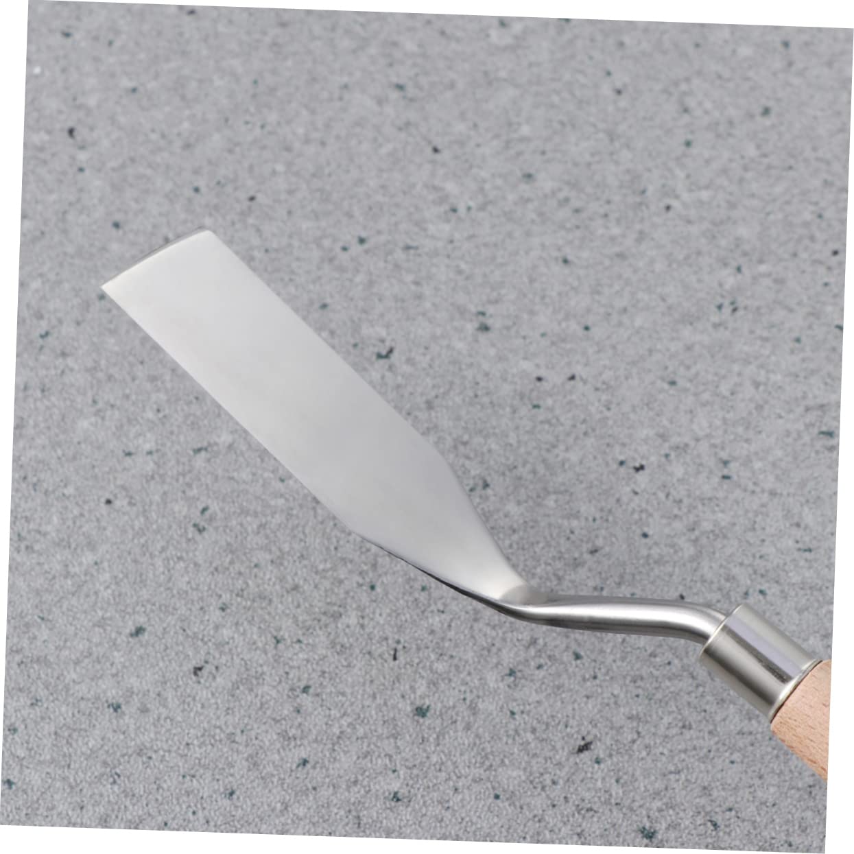 HAPINARY Professional Paint Scraper for Canvas Spatula Knife Wooden Handle Versatile Art Tool