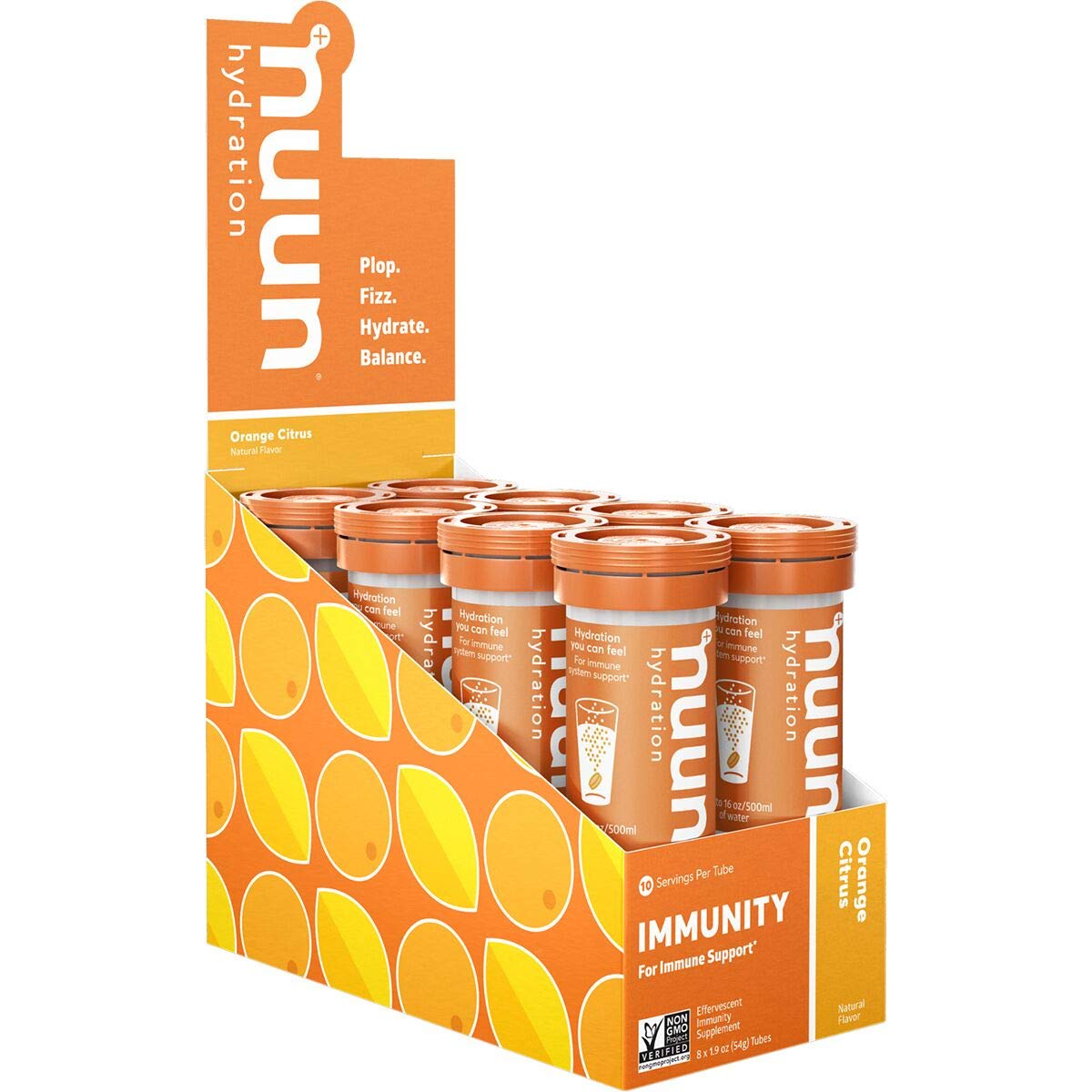 NuunImmunity - 8-Pack Orange Citrus, 8 Tubes