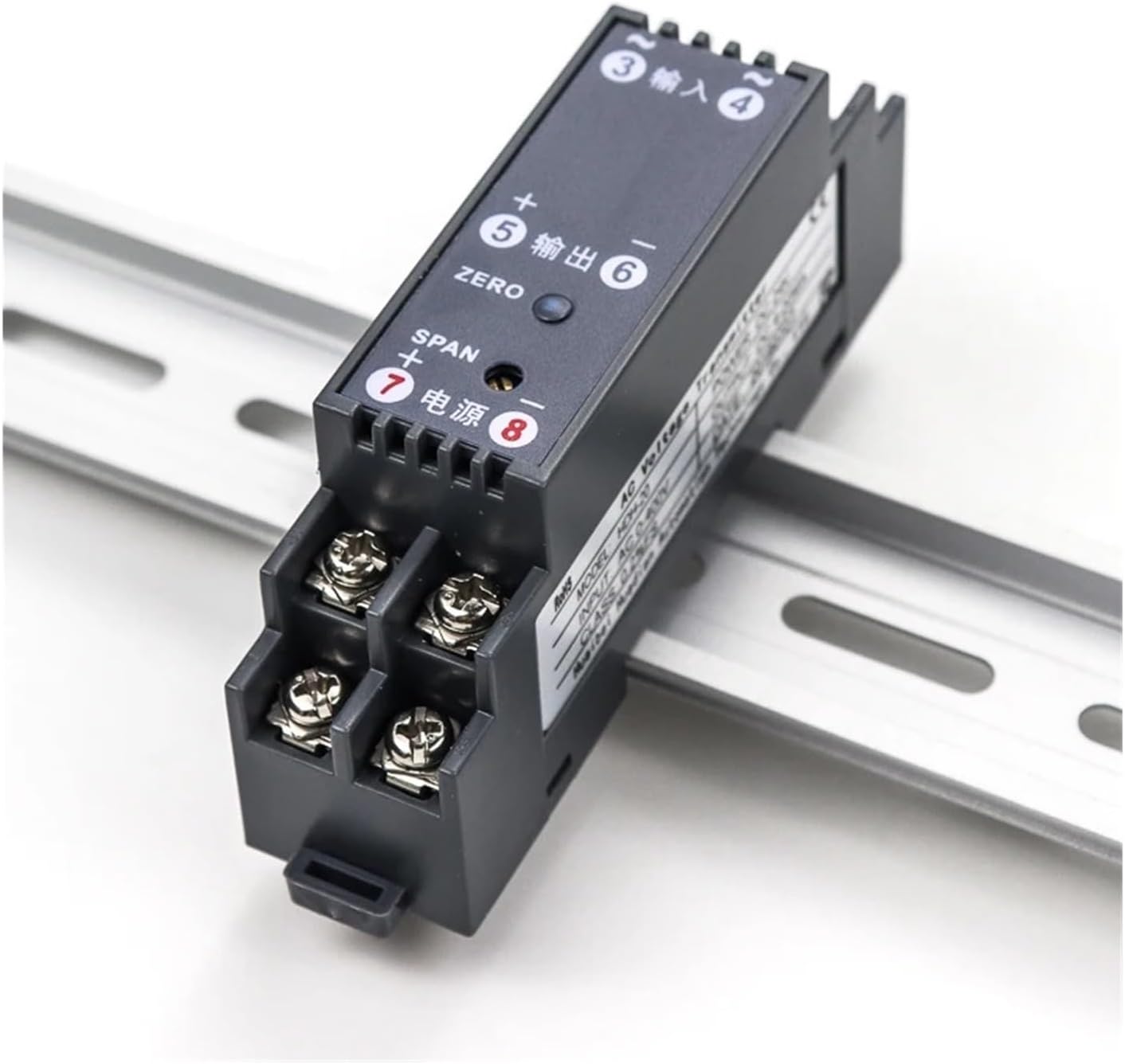 DC12-28V Voltage Converter Transducer Transmitter Transformer Sensor Ac Current 0-50A to Dc 0-5V(Dc,Input 0-50V-OUT 0-20MA)