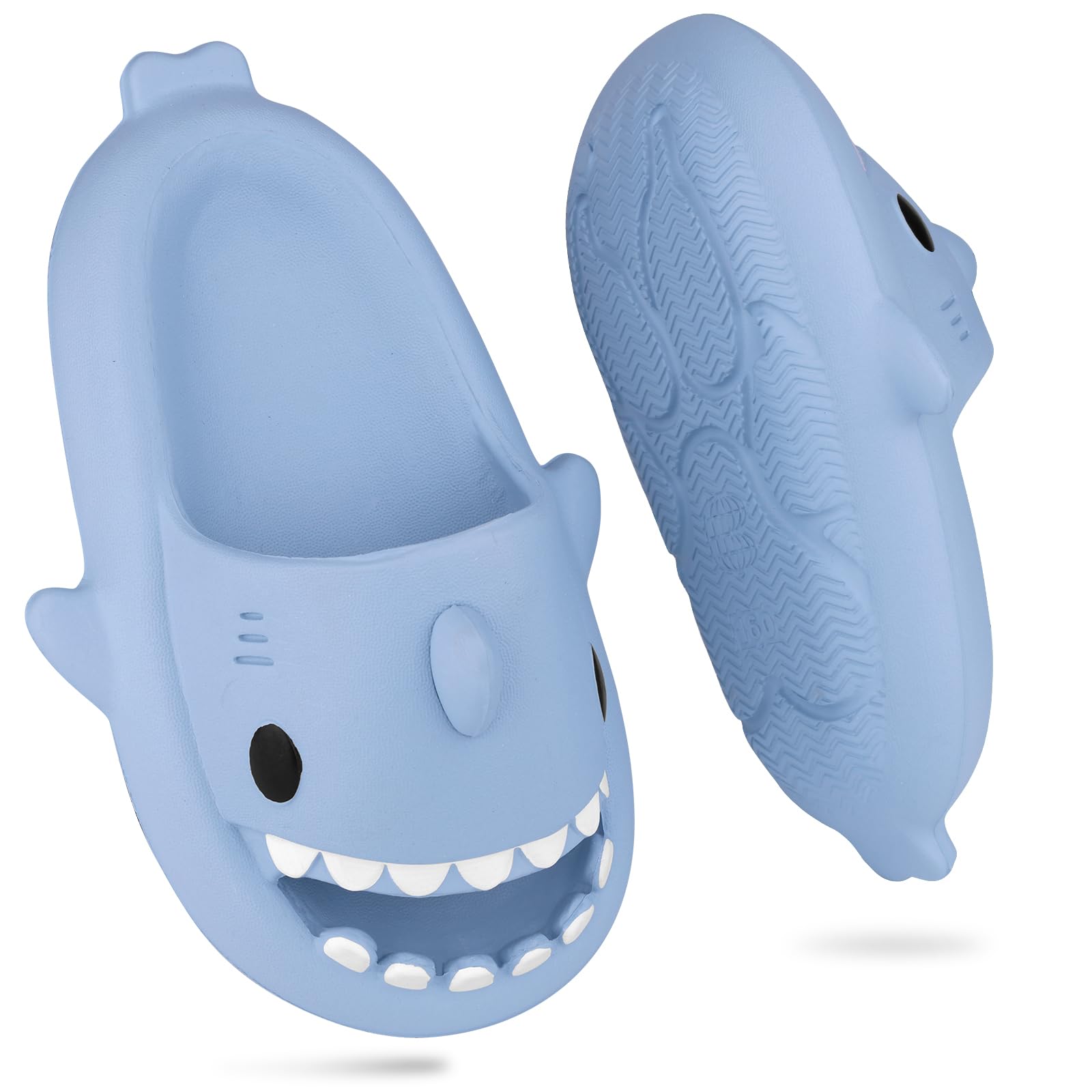 Chaussons requins pour enfants Chaussons d'été pour garçons et filles Sandales de plage et de douche antidérapantes Chaussures de piscine à tongs
