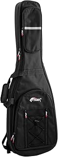 Tiger Borsa Morbida Imbottita per Chitarra Elettrica da 18 Mm con Cinghie e Manico