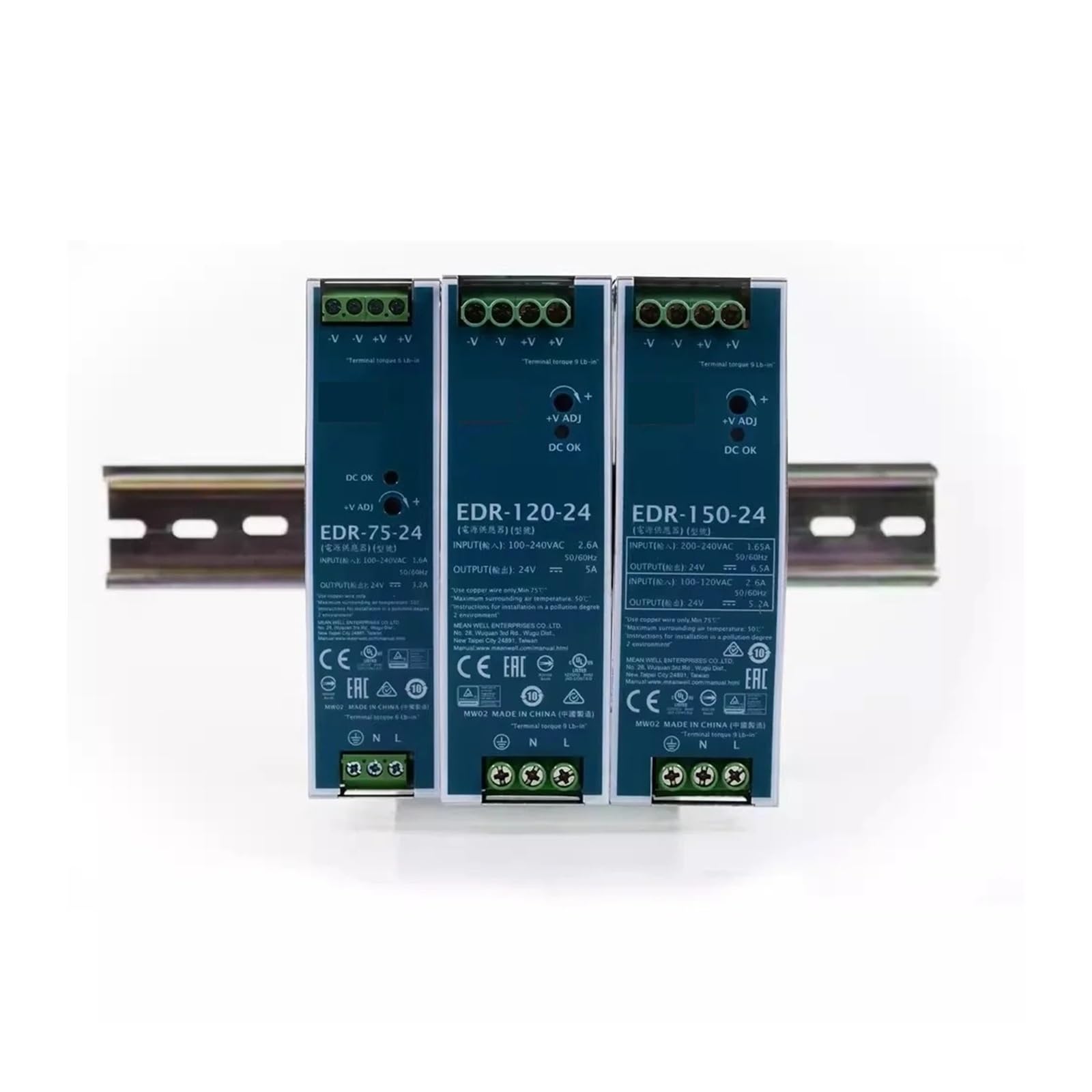 BALYDLUL 1pcs Switching power supply 12V48V EDR-150-24(EDR-150-24)