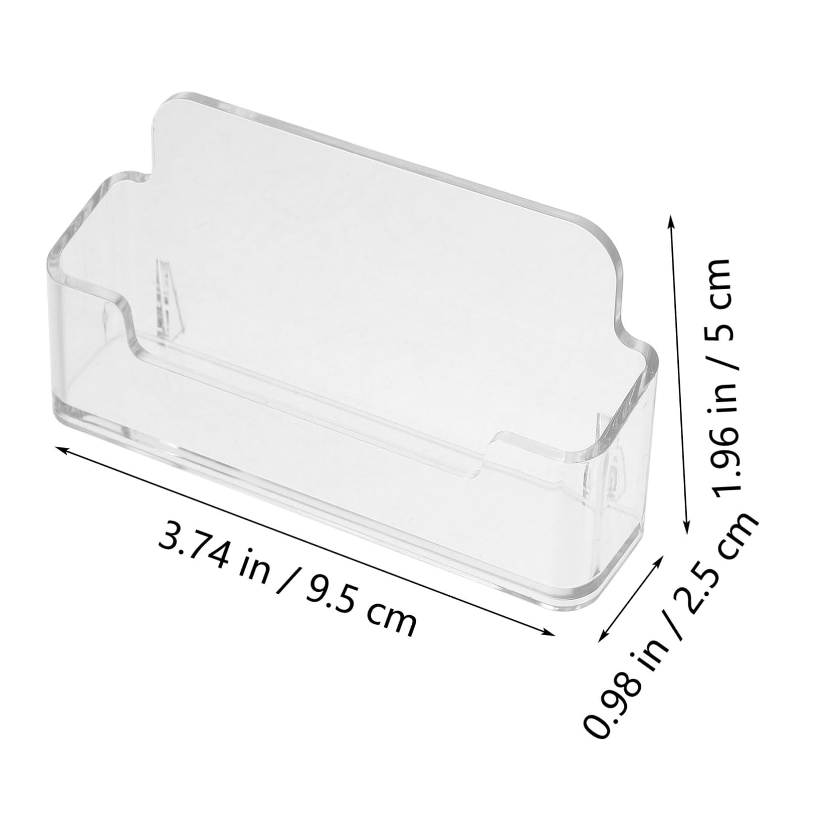 SHINEOFI 5 Series Soportes De Marcador De Mesa Separadores De Tarjetas Oro Tarjetero Tarjetas Visita Tarjetero Para Tarjetas De Visita Titulares De Tarjetas De Visita Acrílico 3 Piezas X 5