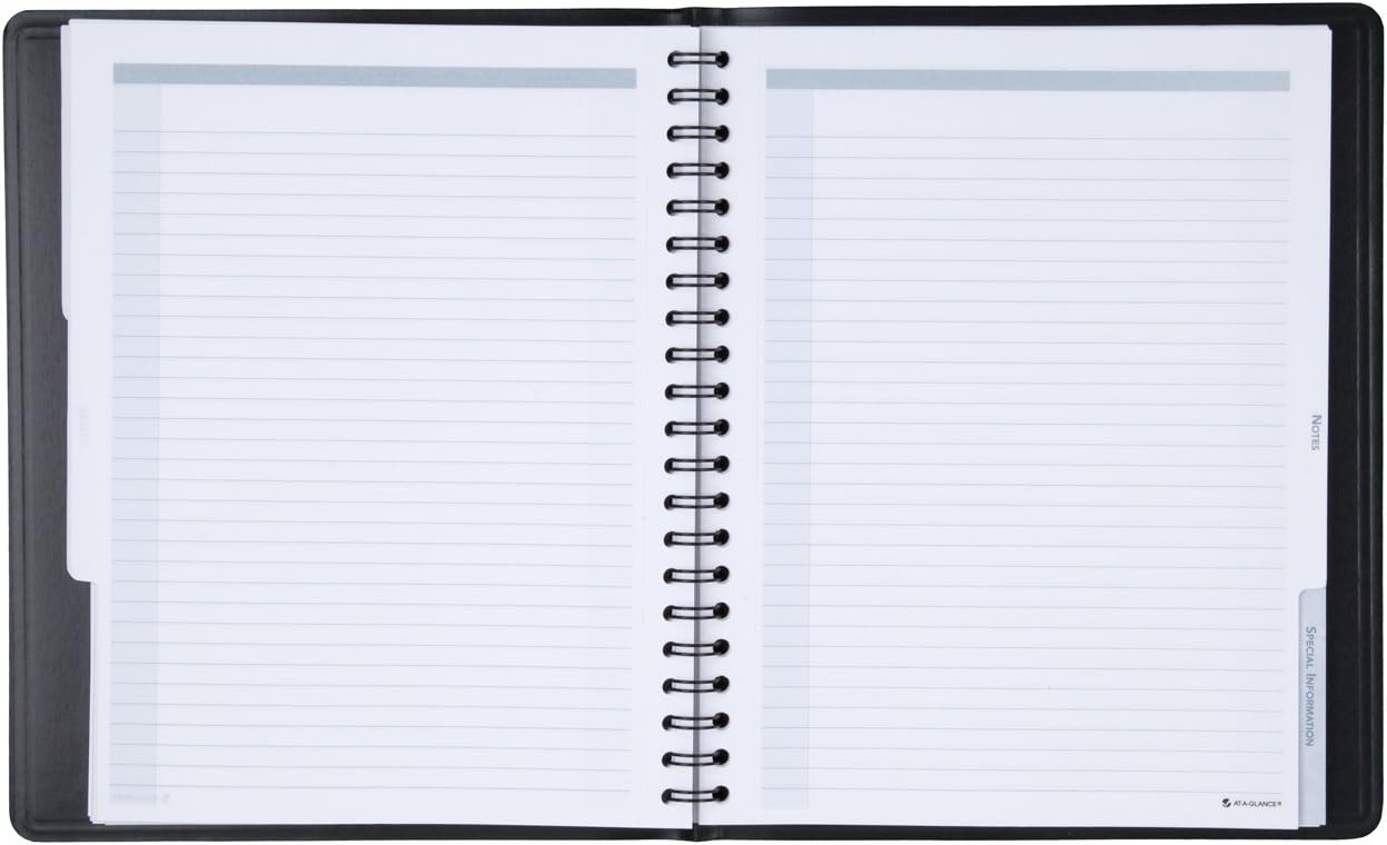 AT-A-GLANCE The Action Planner Recycled Weekly Appointment Book, 8 1/2 x 11 Inches, Black, 2013 (70-EP01-05)