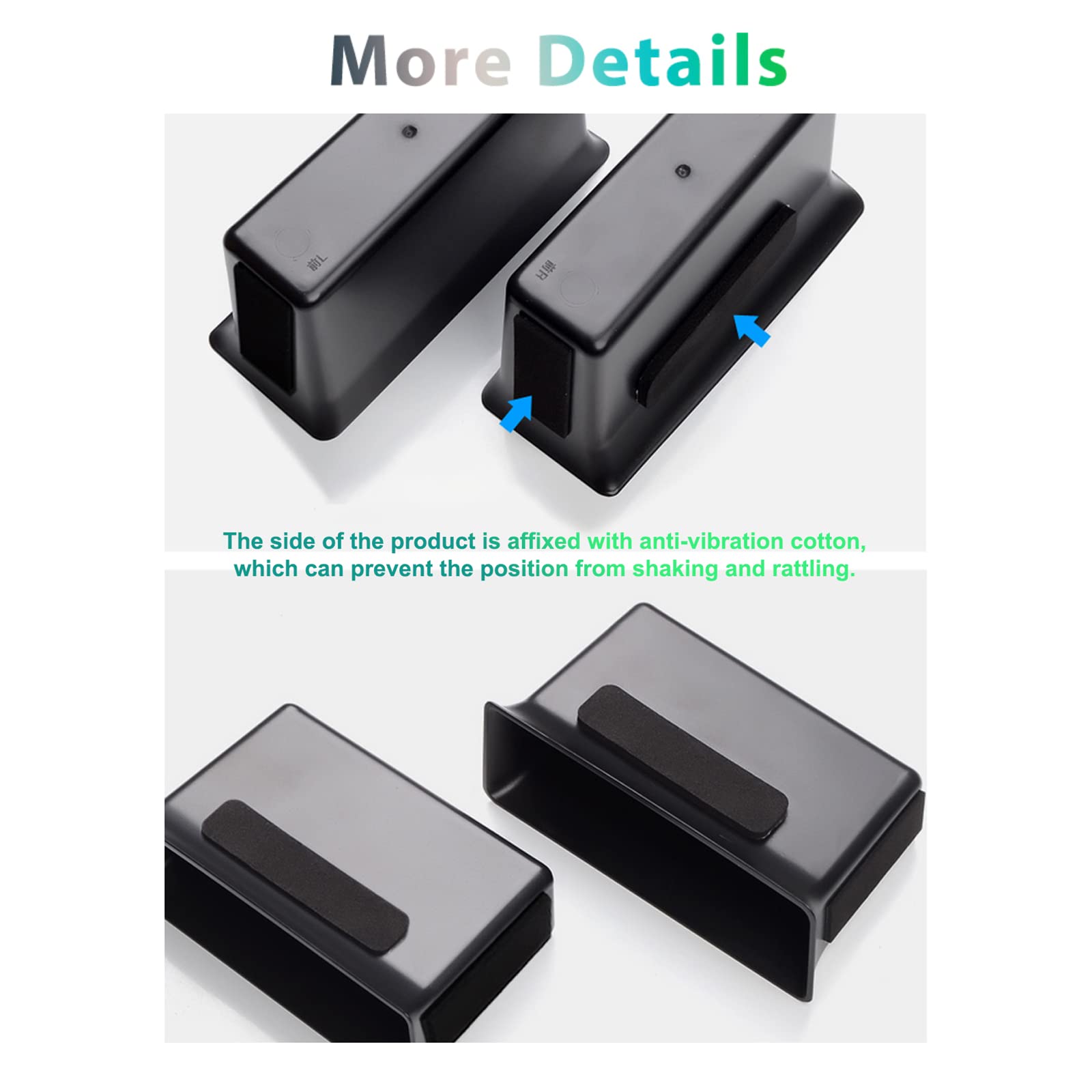 GAFAT Compatibile con VW Golf 8 8.5 MK8 GTI GTE GTD R Variant Alltrack 2020-2025 2026 Vano Portaoggetti Console Centrale, Contenitore Organizer per Maniglia della Porta, Golf 8 Accessori (4 Pezzi)