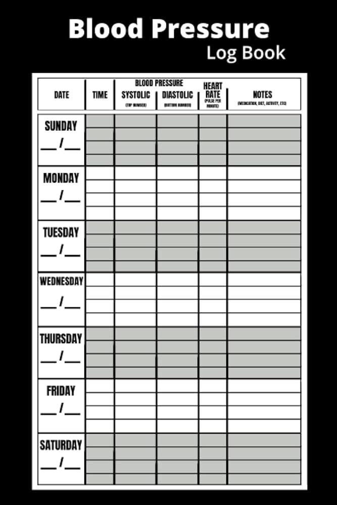 blood-pressure-log-book-simple-daily-blood-pressure-log-monitor-and-record-blood-pressure-at-home for Pdf Free Printable Blood Pressure Log Sheets Blood Pressure Log Book: Simple Daily Blood Pressure Log - Monitor and Record Blood Pressure at Home - for Pdf Free Printable Blood Pressure Log Sheets