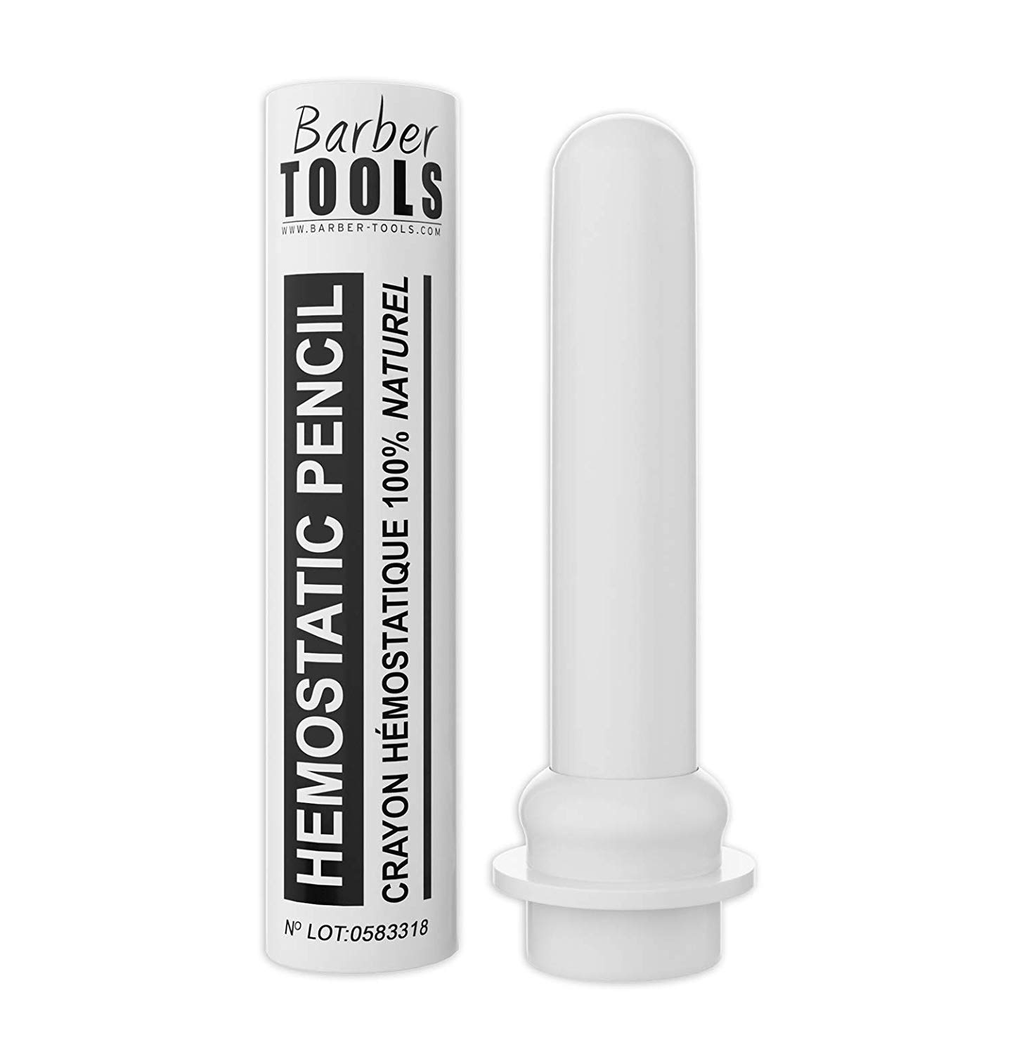 Kit de rasage - Rasoir de Sécurité/Rasoir de Sûreté + 40 doubles lames + Blaireau de rasage + savon de rasage 150ml + Baume après rasage 30ml + Pierre d'alun + Grand sac ✮ BARBER TOOLS ✮