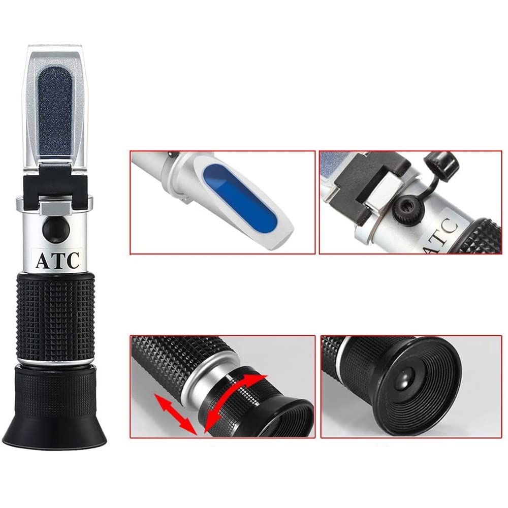 Rifrattometro Digitale 0-32% Brix - Per Zucchero, Vino, Birra E Controllo Liquidi - Foto 5