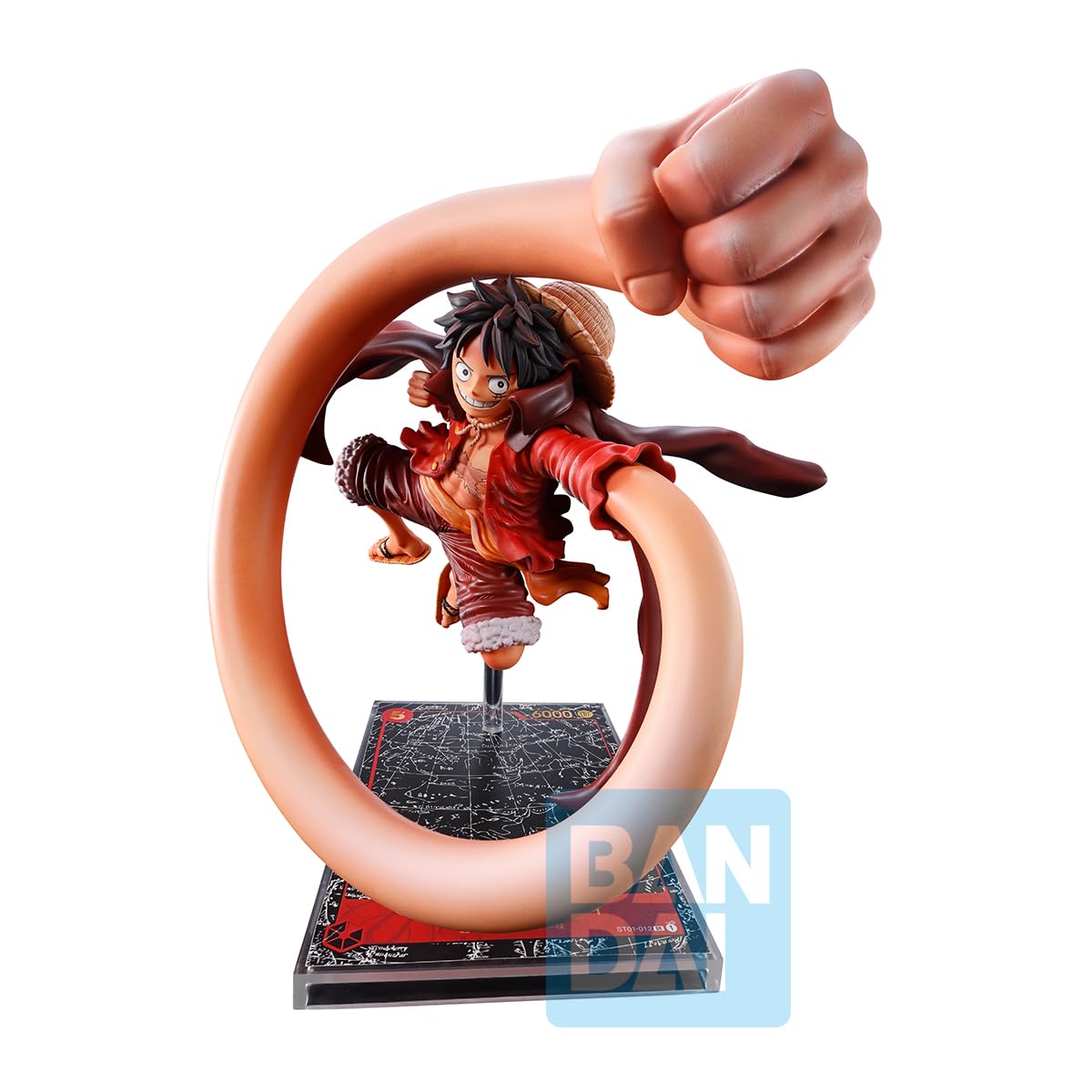 Ichibansho IS69093 Figur Monkey D. Luffy One Piece, Kartenspiel, 20 cm, Mehrfarbig, Sammlerfigur, ideal für Anime-Fans