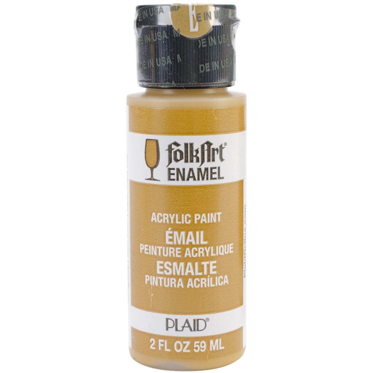 Folkart Yellow Ochre Enamels - 2oz