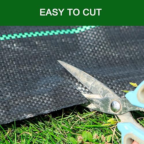 YAHMIA Unkrautvlies Gartenvlies Unkrautfolie 20m² Anti-Unkrautgewebe 2m x 10m - 90g/m² gegen Unkraut Reißfestes Unkrautschutzvlies - Hohe UV-Stabilisierung