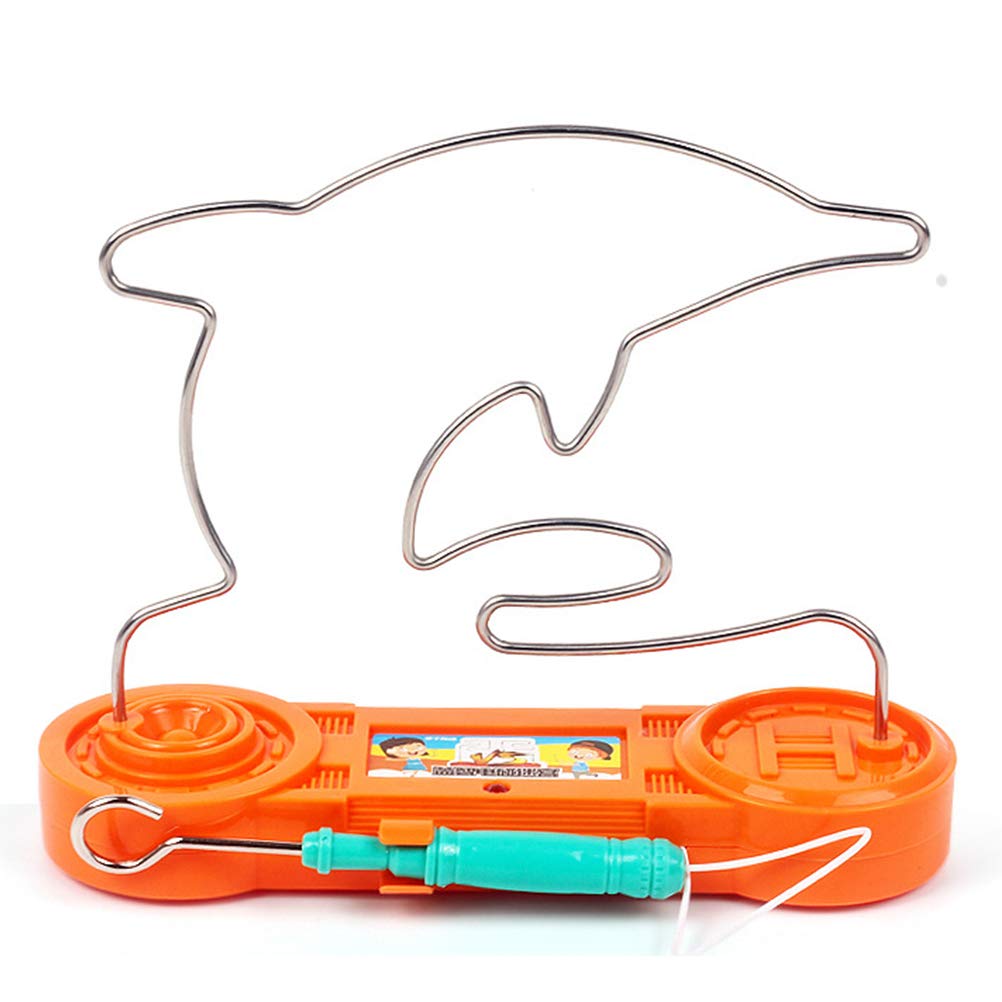 NIBEMINENT Electric Buzz Toy Maze Game Toy Wire Skill Maze Board Family Game for Children Adults