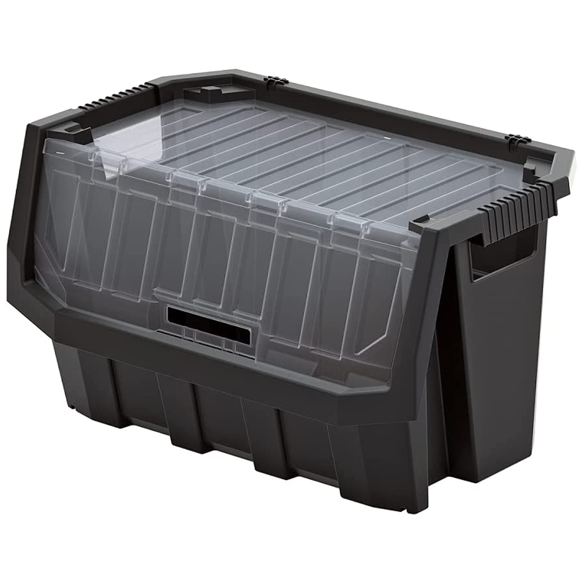 Kistenberg Multifunctional Stacking Container for Small Parts Plastic Transparent Lid 396 x 290 x 280 cm (L x W x H)