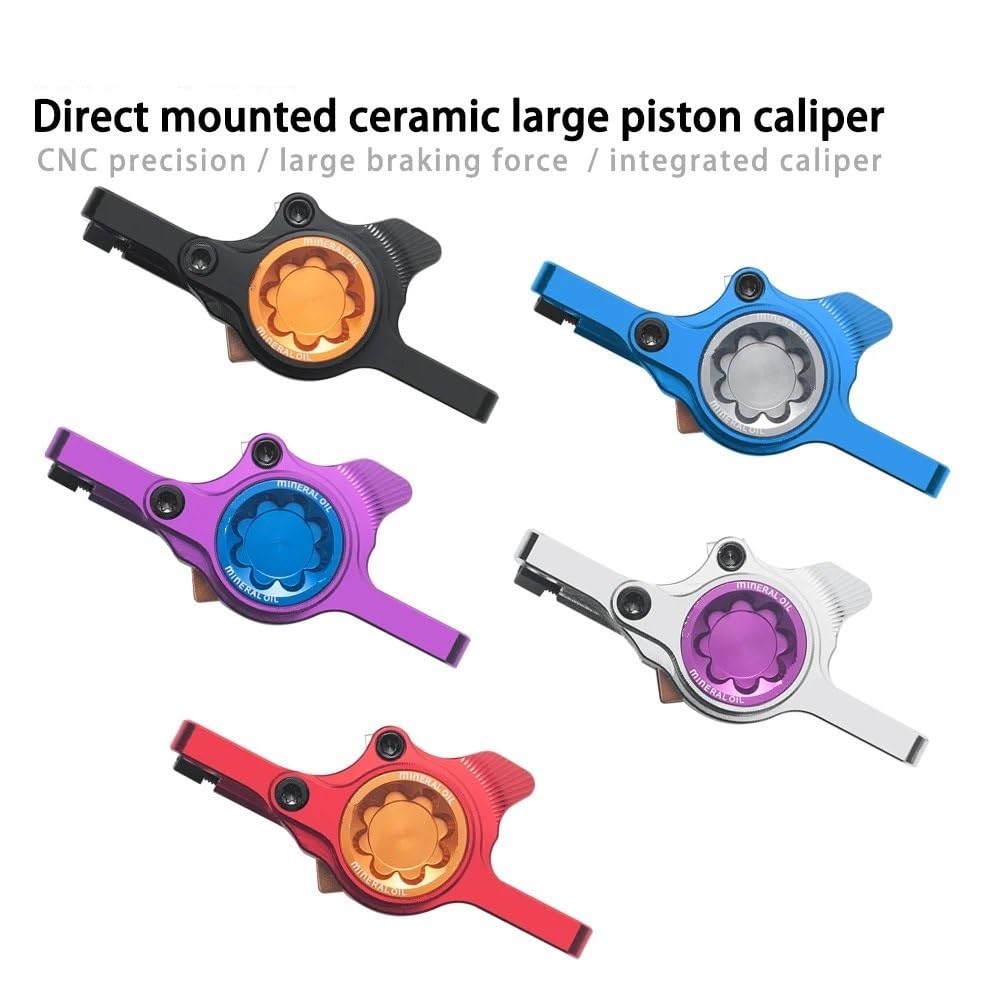 Pinza de Freno de Disco hidráulico de Montaje Directo, Freno Ligero CNC para MTB, Compatible con Frenos de Disco de Bicicleta de montaña