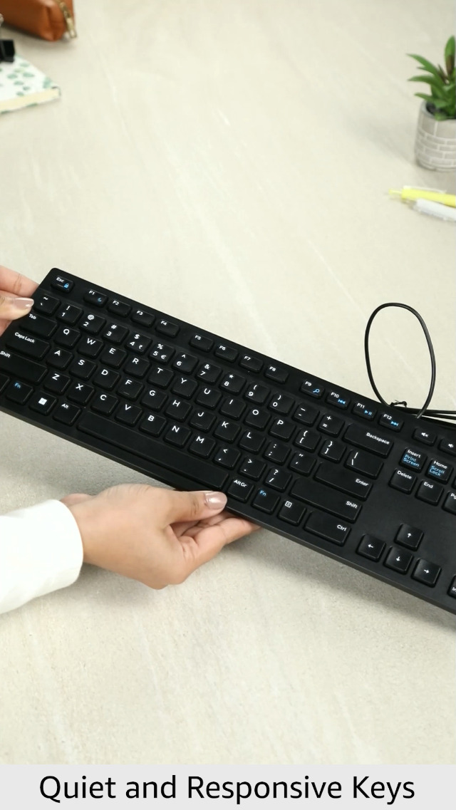 Tastiera Dell KB216 Cablata, Layout Ucraino, Tasti Multimediali E Di Scelta Rapida, Resistente Agli Schizzi
