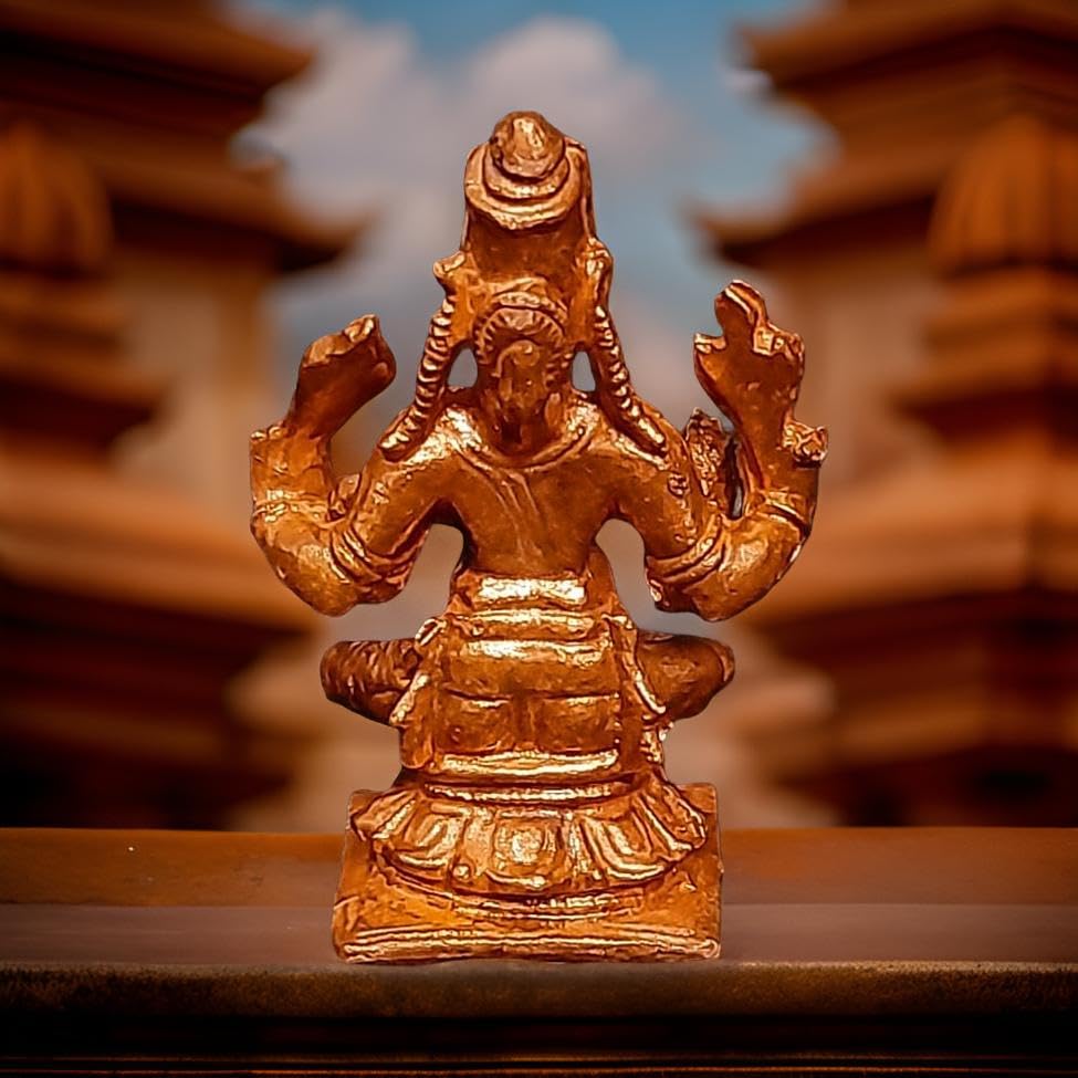 Image of Lord Hayagriva Murti Copper Idol - 1.5 in - Pack of 1