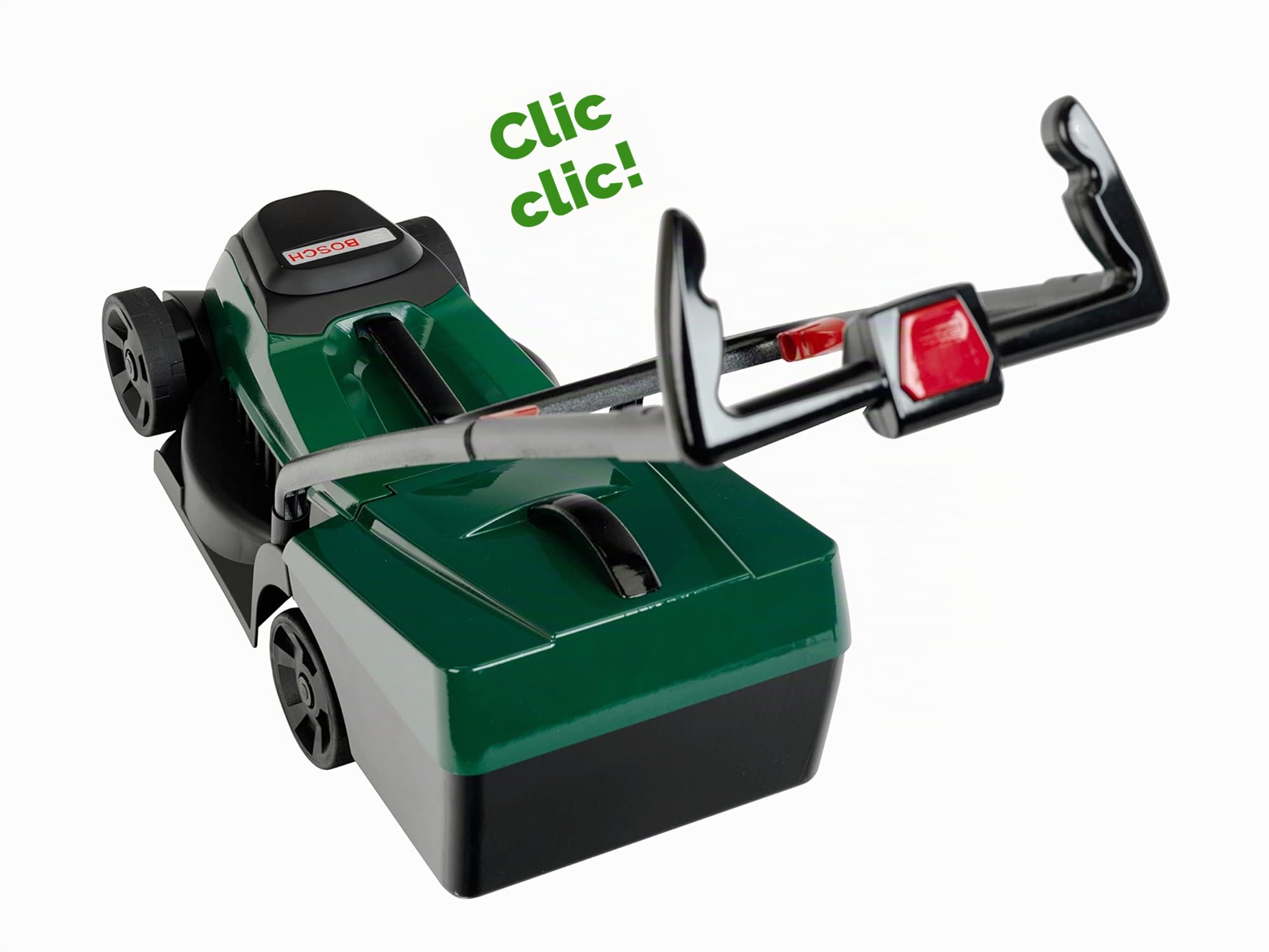 Theo Klein 2780 Bosch Tosaerba da giardino Rotak, Tosaerba per bambini con rumore di funzionamento, Giocattolo per bambini dai 18 mesi