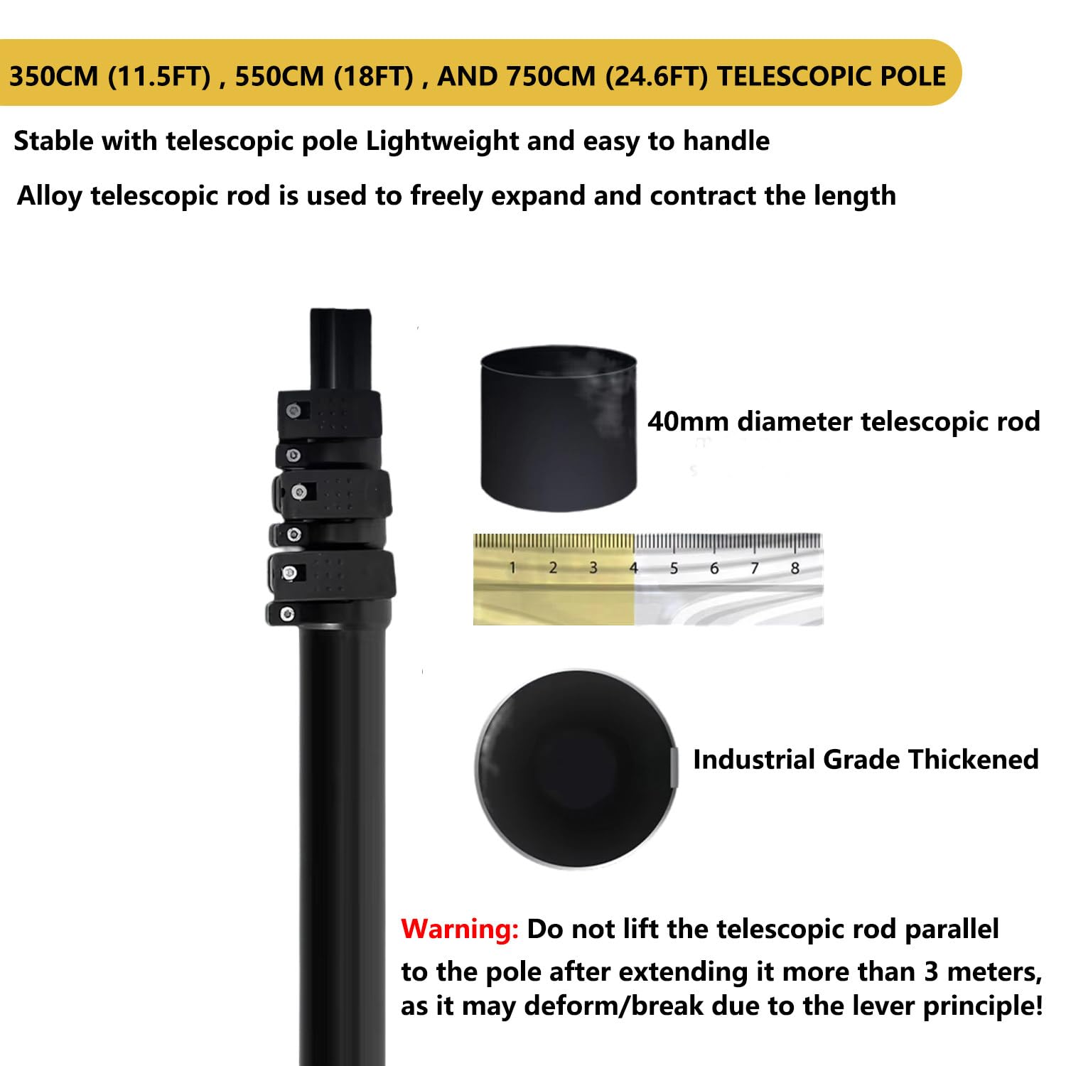 Kit spazzola pannelli fotovoltaici, spazzola elettrica con batteria ricaricabile, asta telescopica in lega, spazzola rotante doppia da 65 cm, tubo flessibile da 29 m e cavo da 9 m ,750cm