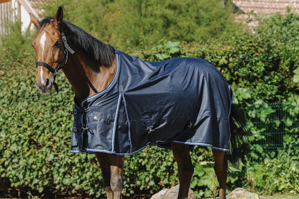 Ekkia Riding World Outdoordecke Weidedecke ECO 600D Marineblau 50g
