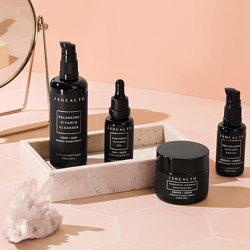 Miniatura 6 de JSHealth Aceite facial hidratante para mujeres y hombres con aceite de rosa y aceite de vitamina E para la piel, aceite facial para piel seca