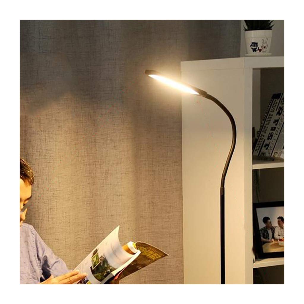 Lampada da Terra Lampada da Terra Lampade Verticali Luci LED Lampada da Terra Touch 12W 1100lm Lampada da Terra dimmerabile 5 Livelli di luminosità Che Cambia luminosità Dimmer Telecomando Lampade d