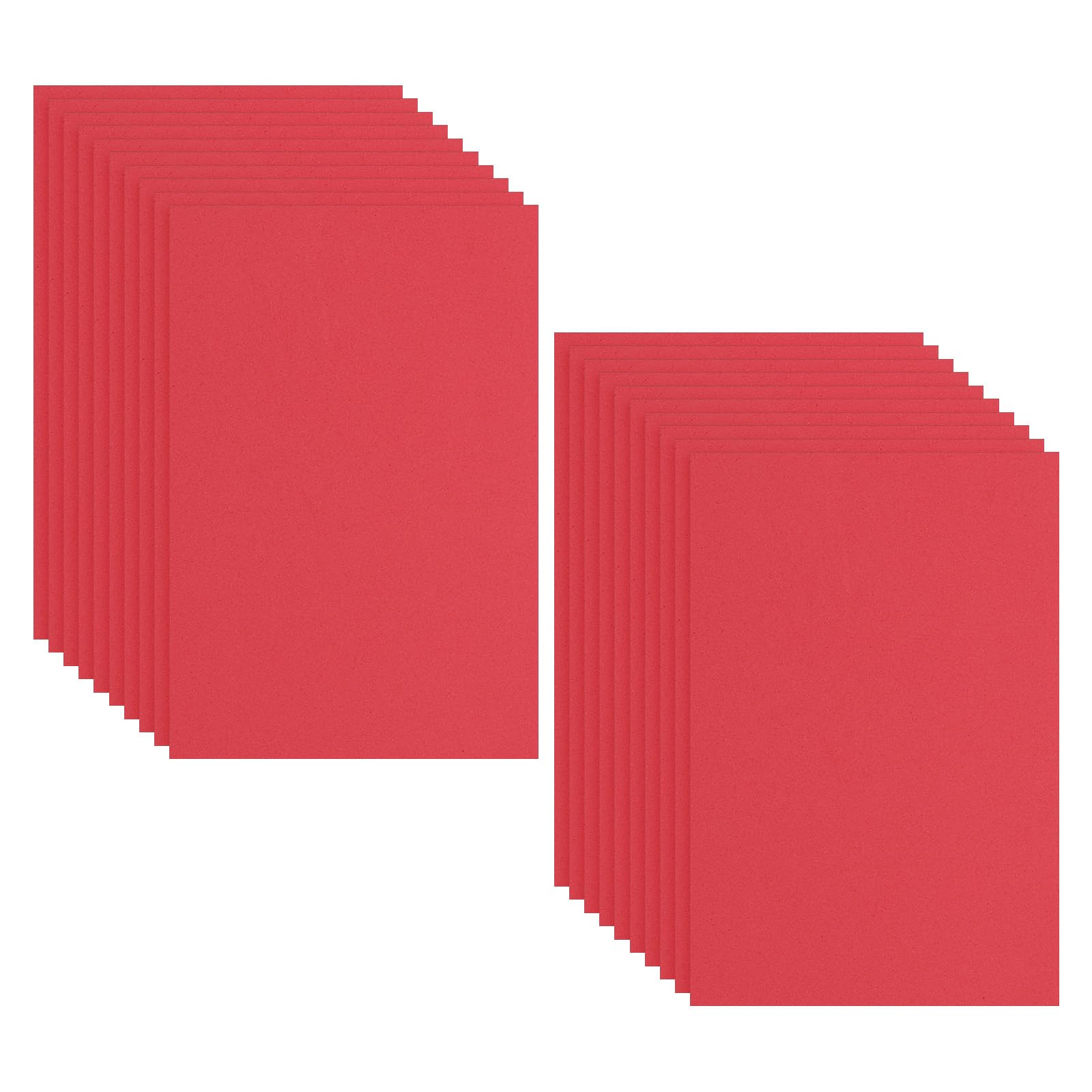 PATIKIL 20 Pack EVA Foam Sheets, 12" x 8" 2mm Thick Foam Sheets Crafts Foam Paper for Craft Classroom Bulletin Board Decor Scrapbooking DIY Cosplay Costume, Red