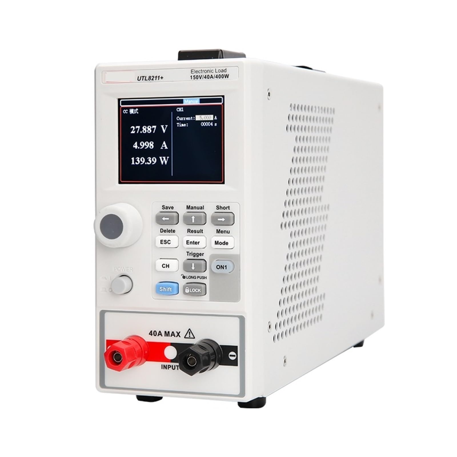 Tester per batterie, UTL8211 Tester di carico elettronico CC programmabile | Offre test di carico programmabile, display digitale chiaro; ideale per batterie, alimentatori e laboratori elettronici.