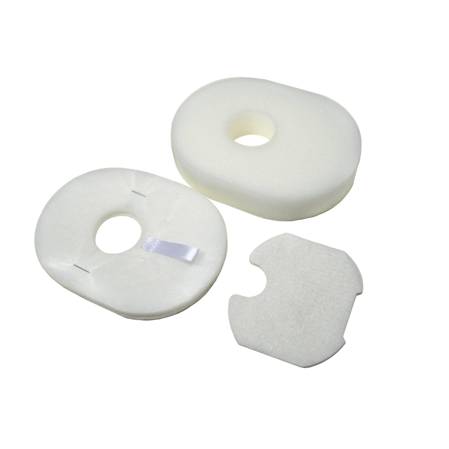 HQRP 2-Pack Foam & Felt Filter Kit compatible with Shark Rocket HV300, HV301, HV302, HV303, HV305, HV307, HV310, HV301Q, HV302Q, HV300W, HV300C, HV301C, QS301Q, QS302Q Upright Vacuum, Replace XFFV300