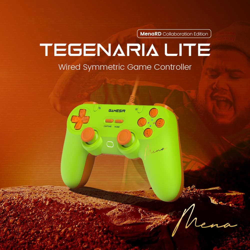 GameSir Tegenaria Lite Edizione MenaRD Controller di Gioco Simmetrico Cablato