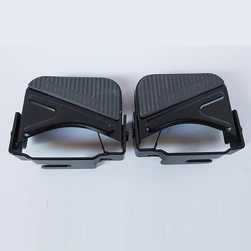 Miniatura 7 de 1 par de pedales traseros de bicicleta Reposapiés plegables de liberación rápida Placas de pie plegables Pedales de acero Pedales de bicicleta
