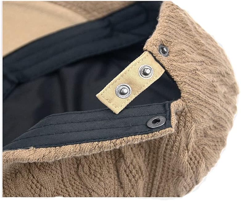 VIDI Beret Hat Fashion Knit Newsboy Winter Warm Flat Cap Ladies Men Ivy Solid Color Duckbill
